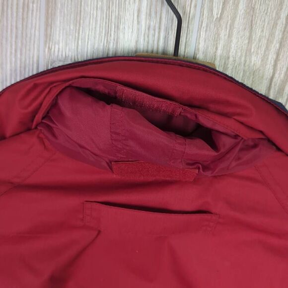 Vtg Sport Universal Rothschild Size XL 18/20 Jacket Full Zip Snap Front Red Blue - Picture 6 of 9